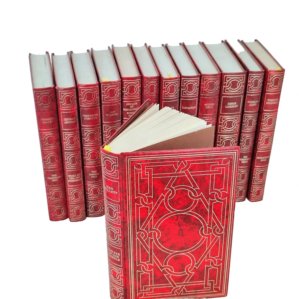 Heron Books Lot Of 13 Classic Literature Collection Red Hardback Decorative VTG